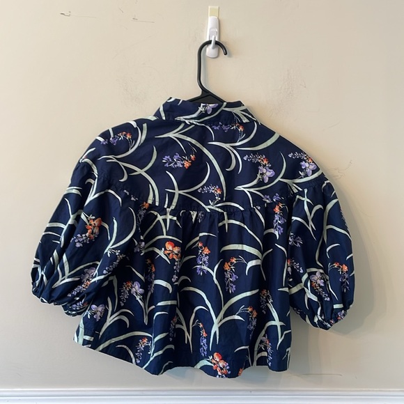 Maeve The Zooey Bubble-Sleeve Blouse - Picture 5 of 5